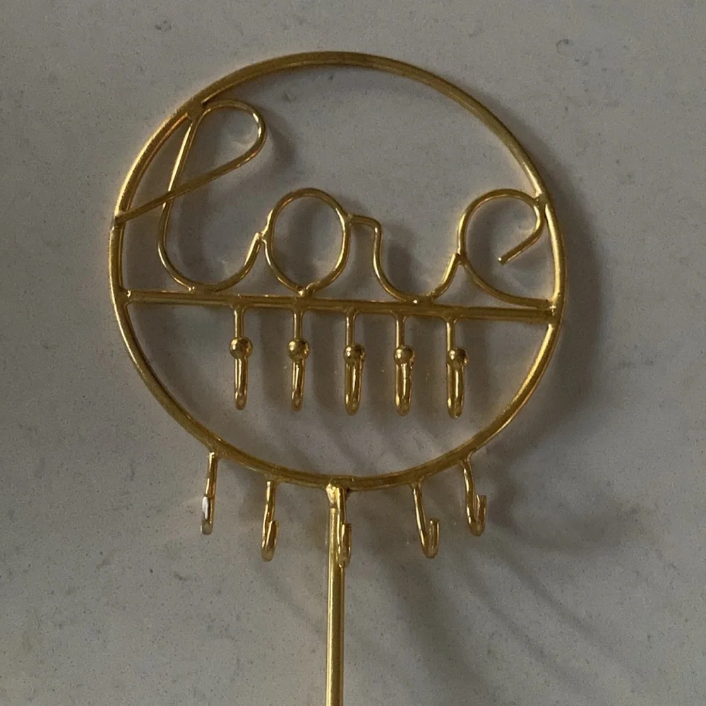 Gold Love Wall Hook